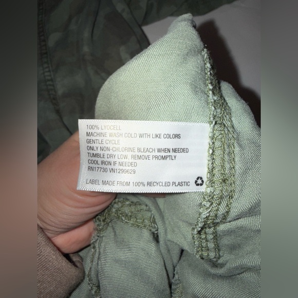 Knox Rose 2X Camo Jogger Pants Lightweight Drawstring Waist Casual - Picture 3 of 9